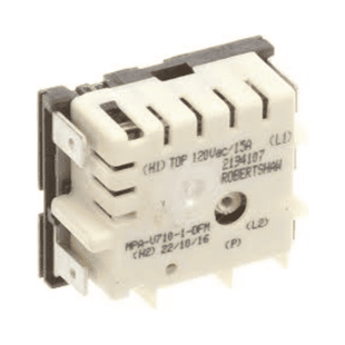 Interruptor infinito, 120 V, 15 A, Frontal, Delfield 2194107KT-S